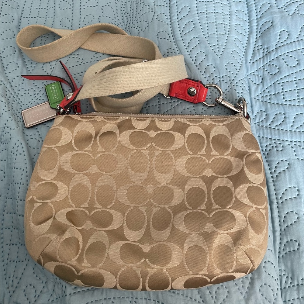 Coach Poppy Floral Graffiti Crossbody - Picture 2 of 3